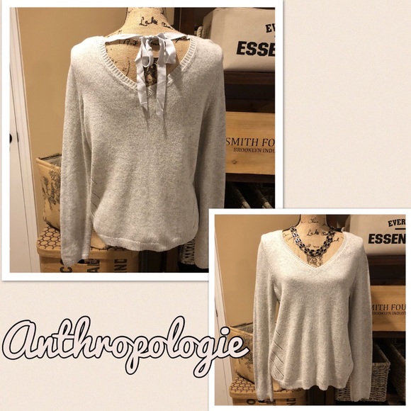 Anthropologie Sweaters - ANTHROPOLOGIE  (MOTH) Gorgeous Gray Sweater
